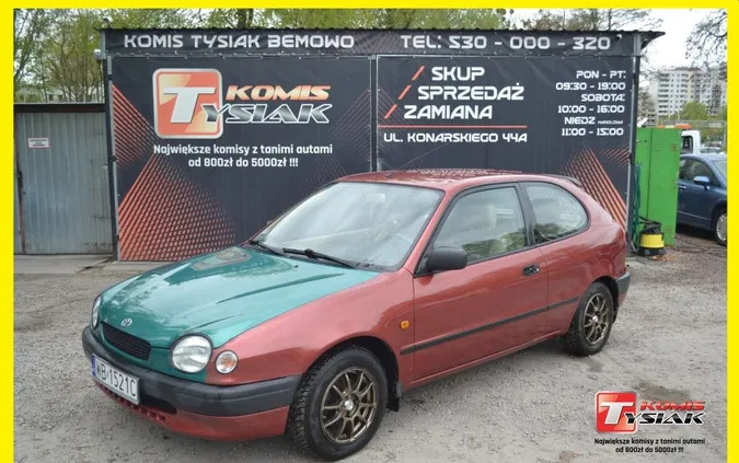 samochody osobowe Toyota Corolla cena 2900 przebieg: 160000, rok produkcji 1998 z Warszawa